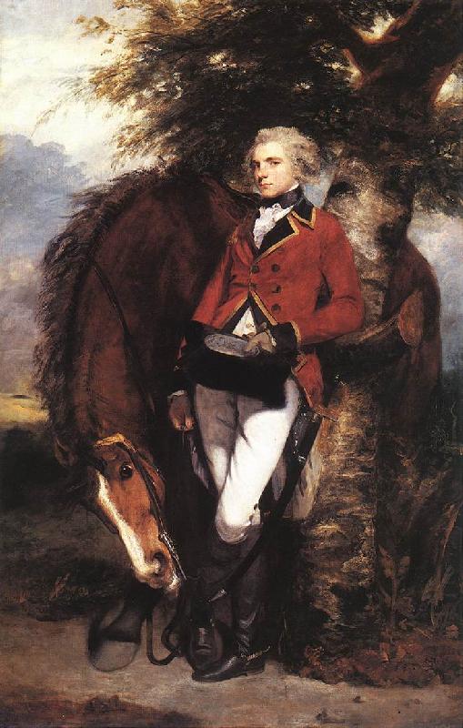 REYNOLDS, Sir Joshua Colonel George K. H. Coussmaker, Grenadier Guards France oil painting art